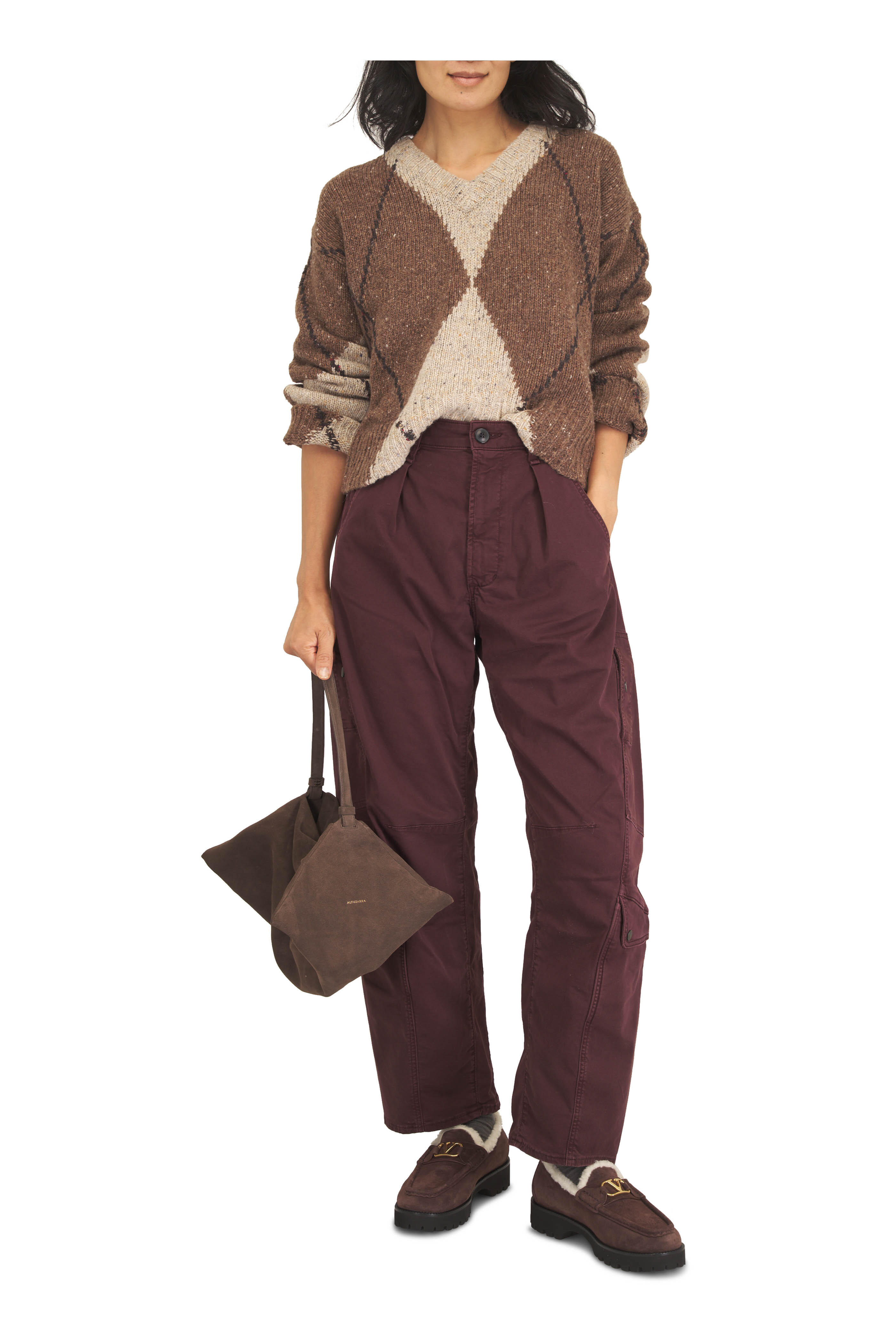Citizens of Humanity - Mahogany Flight Barrel Leg Pant - view 2