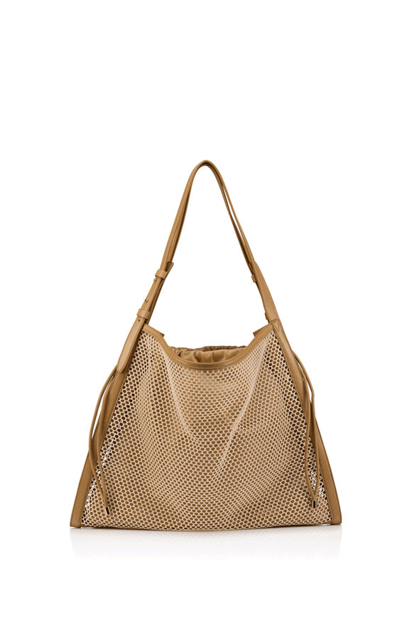 Prada - Black Calfskin Accordion Large Tote | Mitchell Stores