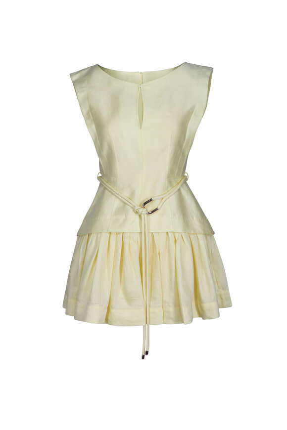 Acler Remly Lemon Mini Dress