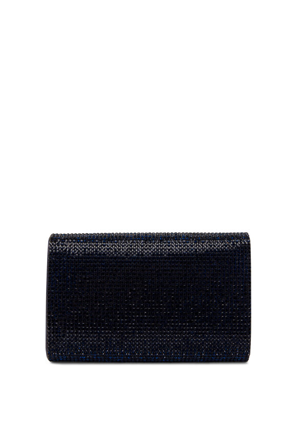 Judith Leiber Couture - Fizzy Midnight Crystal Bead Chain Clutch