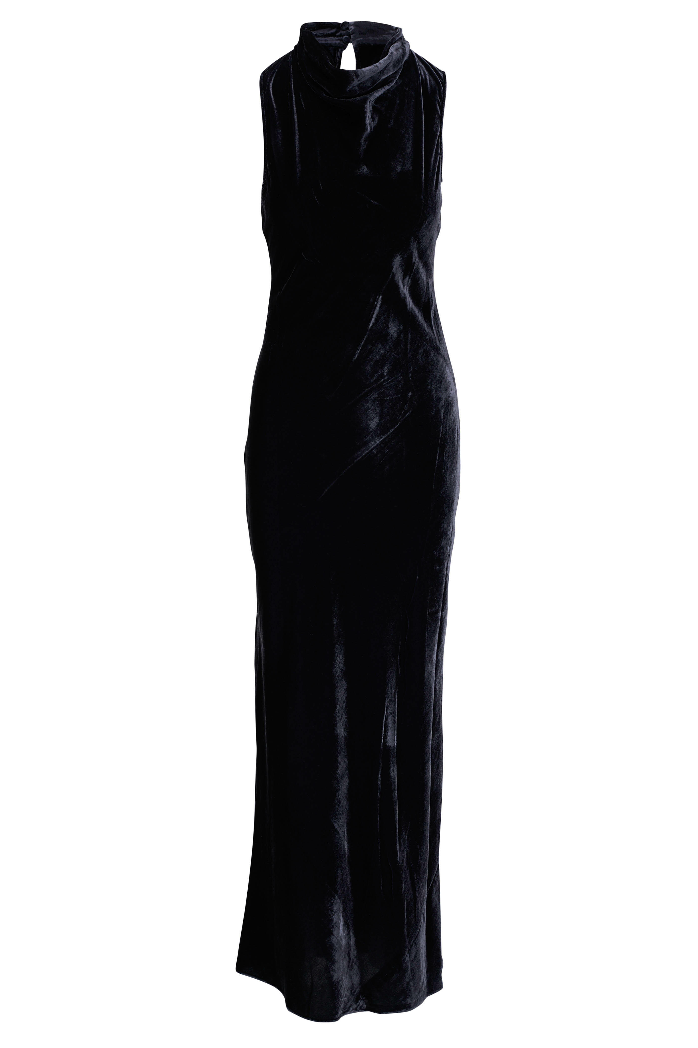 Veronica Beard - Kura Navy Velvet Maxi Dress | Mitchell Stores