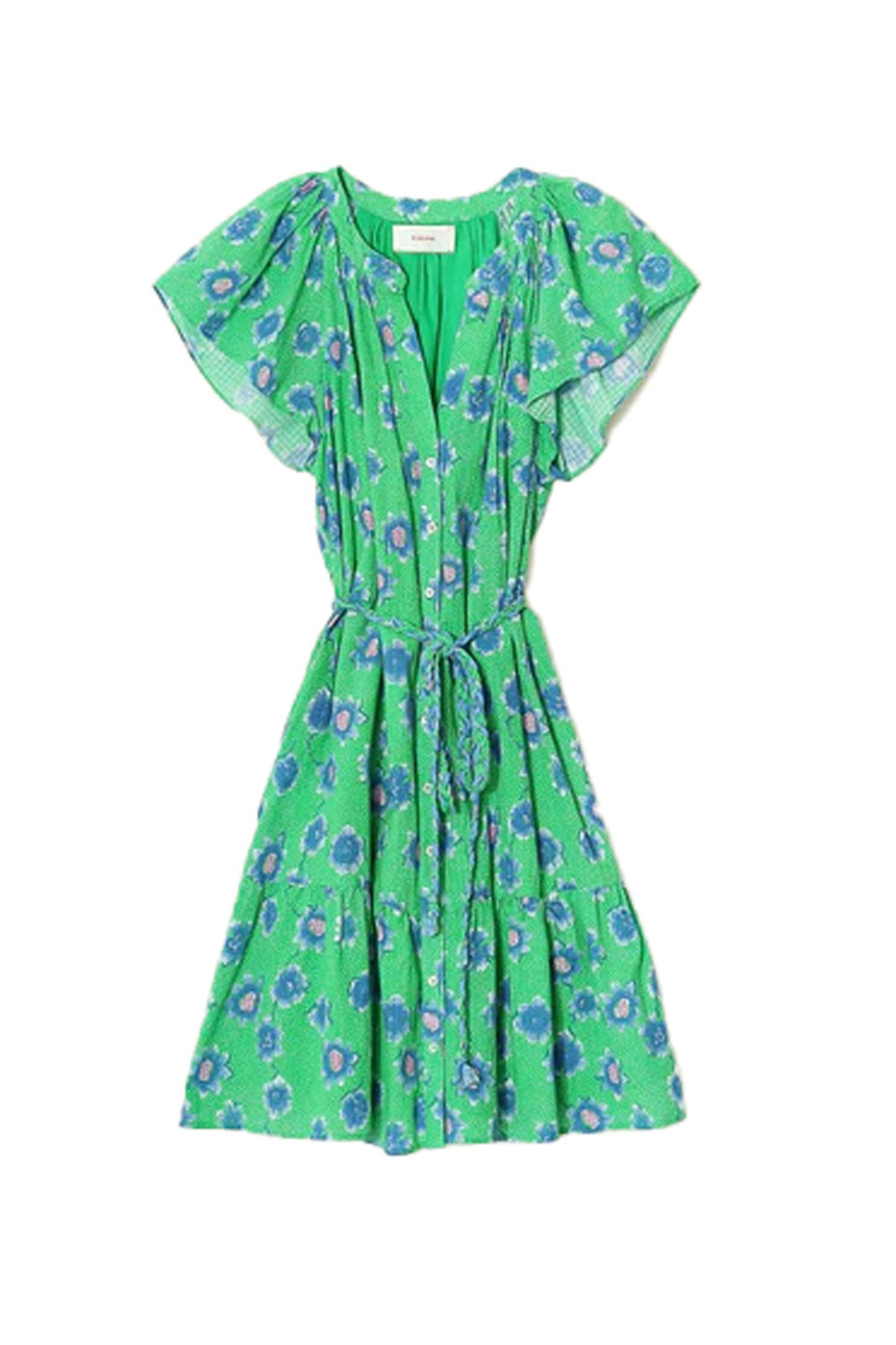 Xirena - Green Poppy Jude Dress