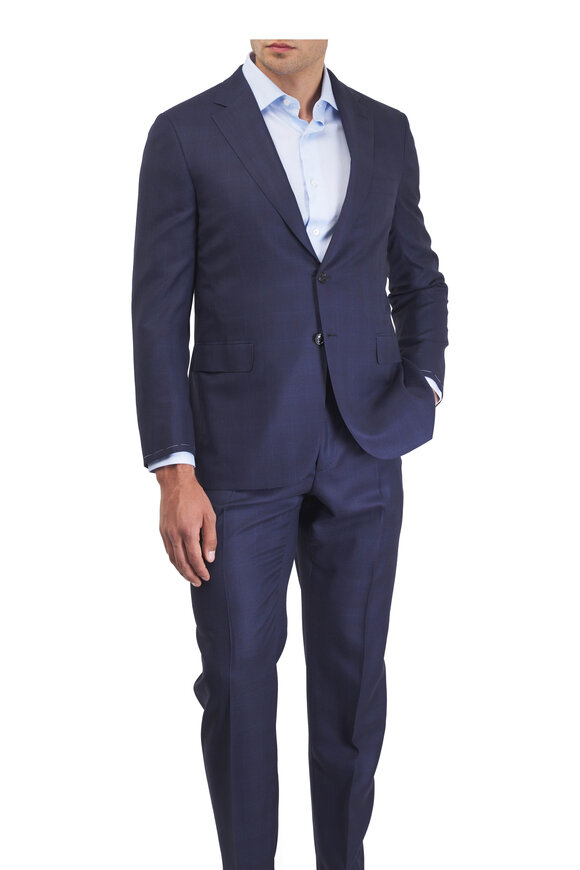 Brioni Sky Blue Cotton Dress Shirt