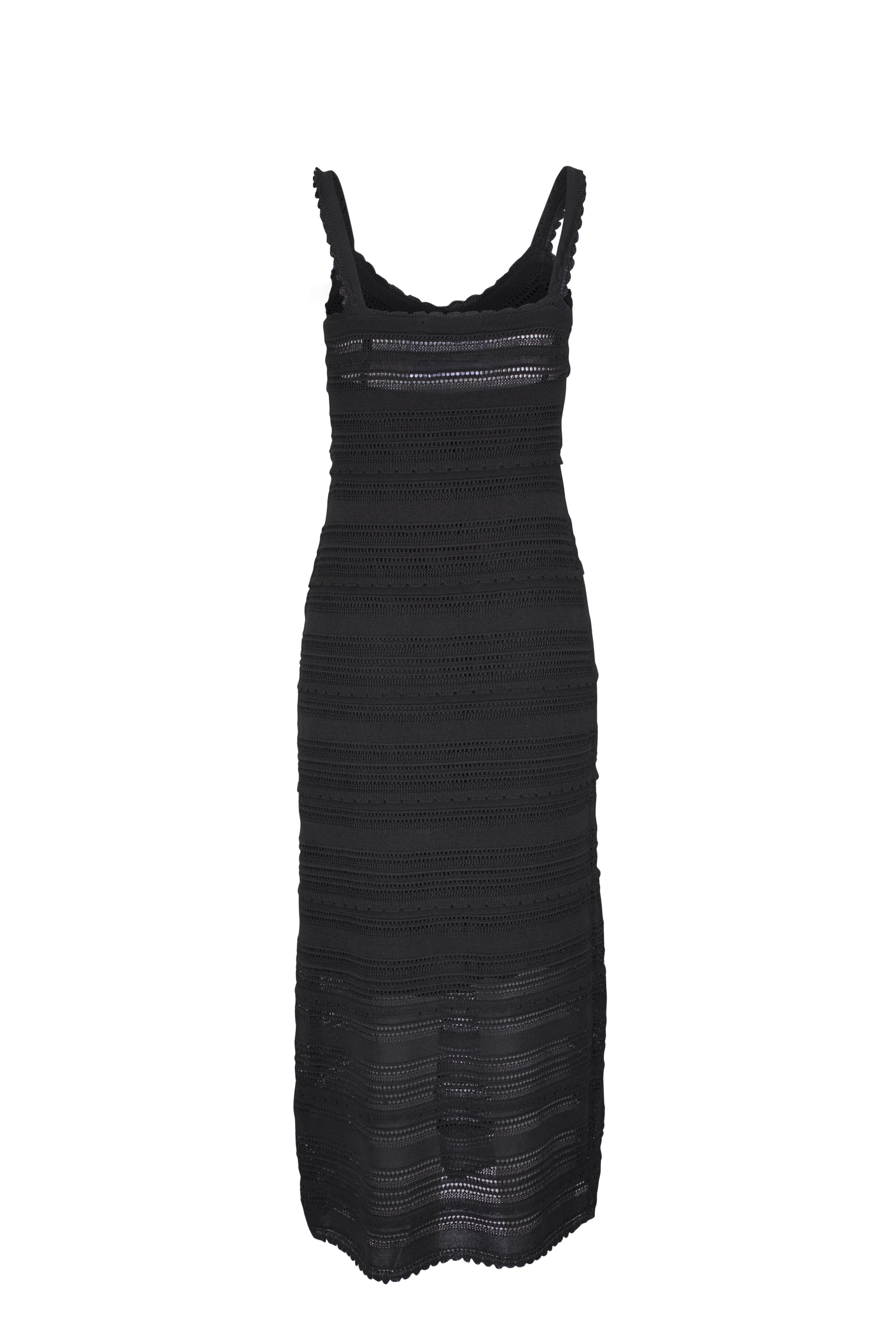 Zimmermann - Lucky Lace Black Knit Dress | Mitchell Stores
