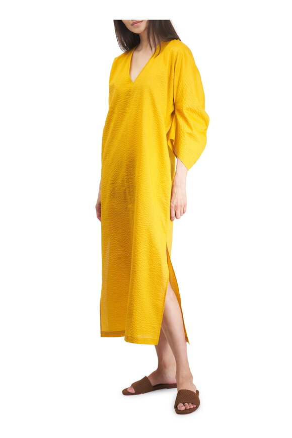 Zero + Maria Cornejo - Issa Emerald Stretch Silk Maxi Dress