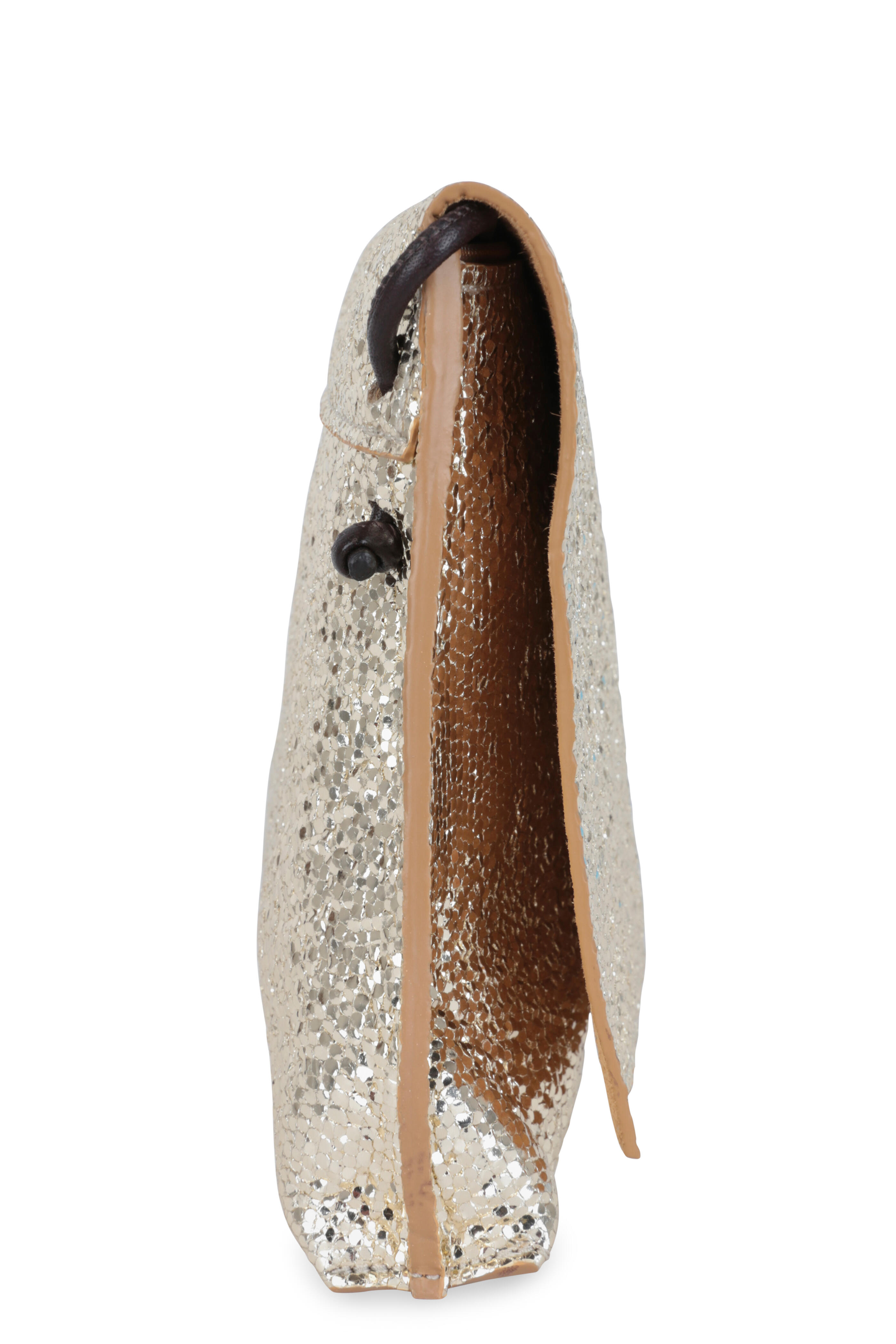 B May Bags - Prosecco Metallic Leather Crossbody