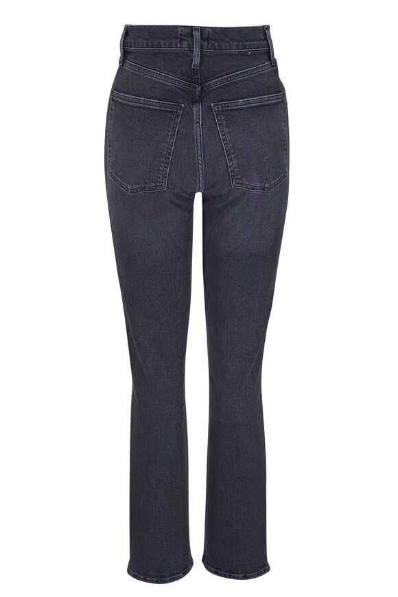 Agolde - High Rise Stovepipe Black Jean