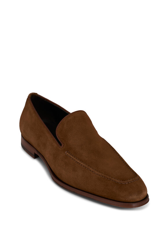 To Boot New York Keiran Brown Suede Loafer 