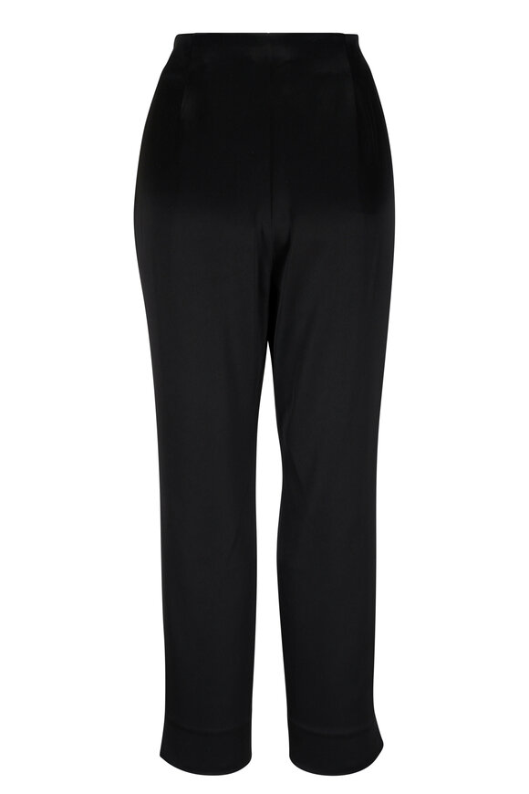 Lafayette 148 New York - Stanton Twilight Black Satin Pant