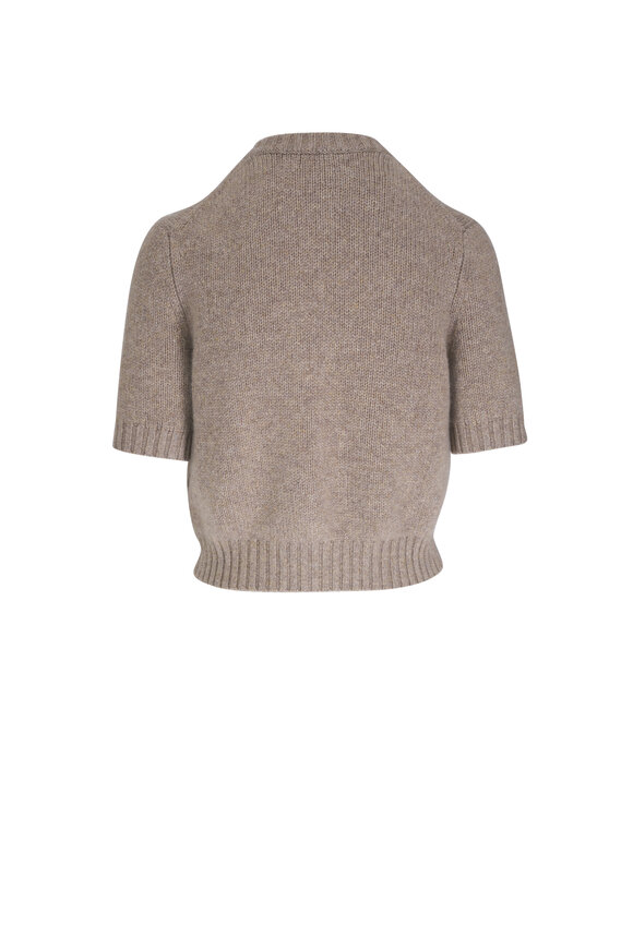 Khaite - Nora Sepia Cashmere Cardigan 