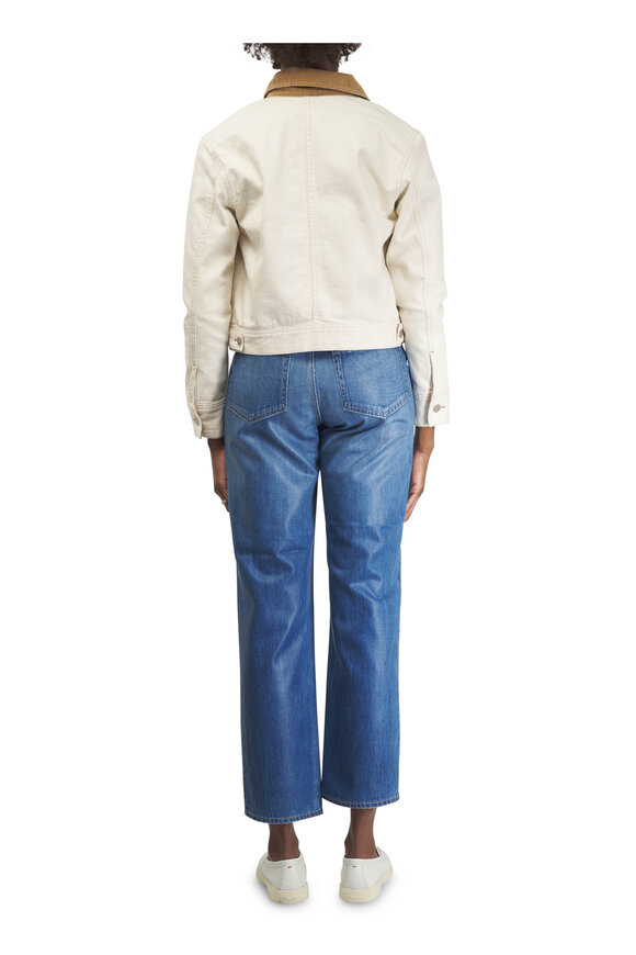 L'Agence - Marjorie Slouch Denim Slim Straight Pant