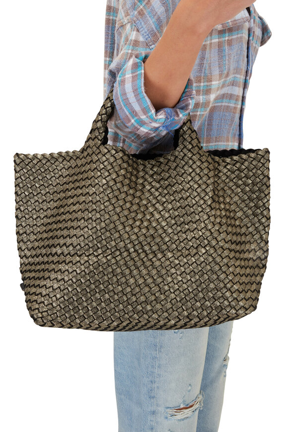 Naghedi - St. Barth's Etoile Metallic Medium Tote Bag