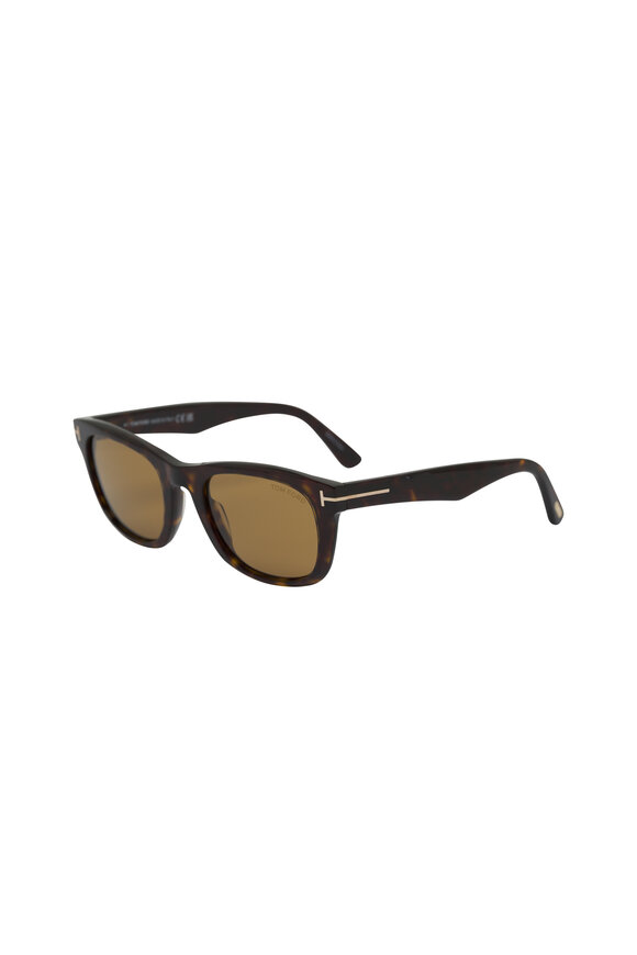 Tom Ford Eyewear - Kendel Havanna Brown Mirrored Sunglasses