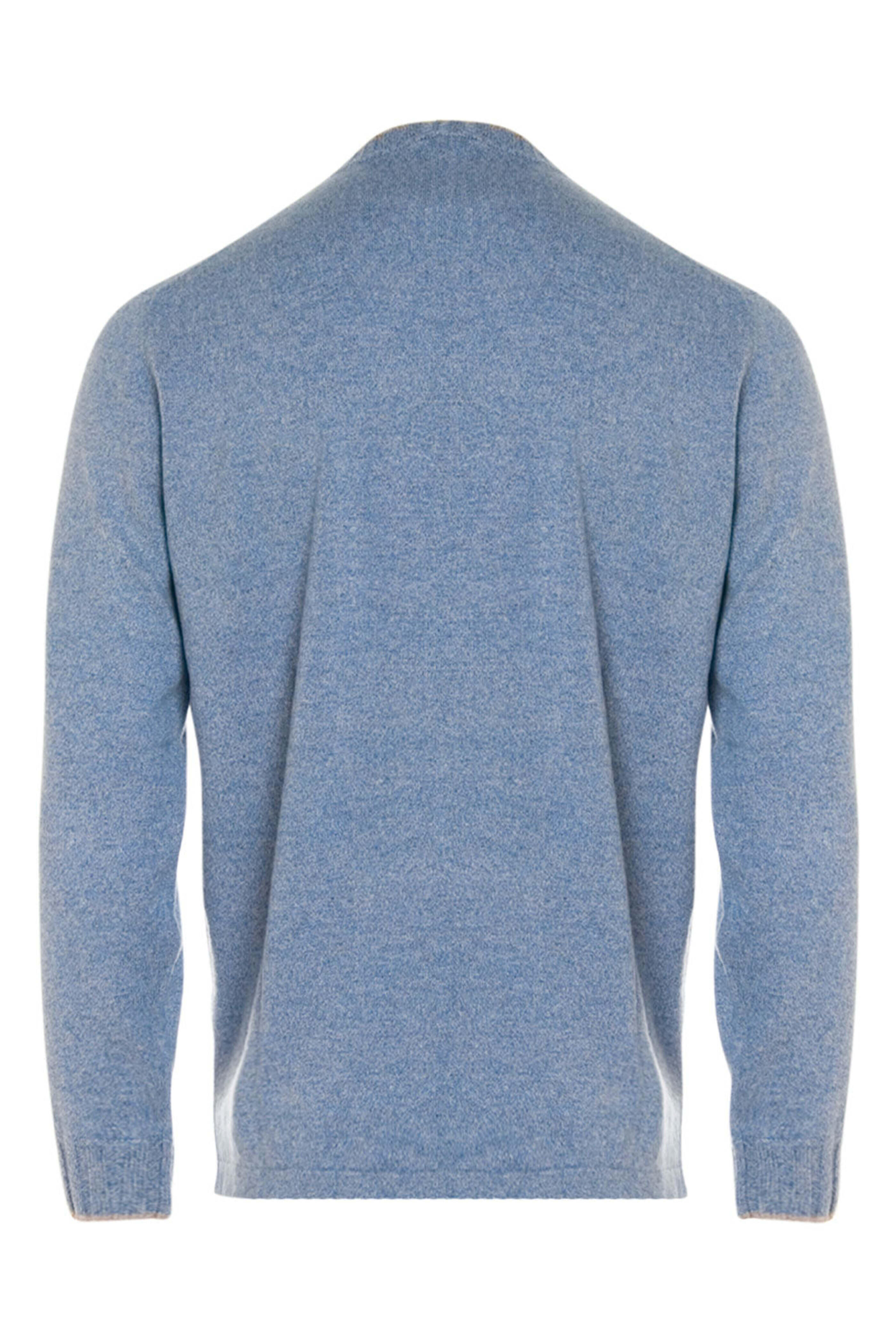 Cesare Attolini - Azzurro Melange Cashmere Sweater