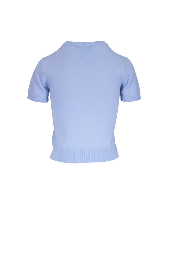 Vince - Sky Powder Short Sleeve Sweater