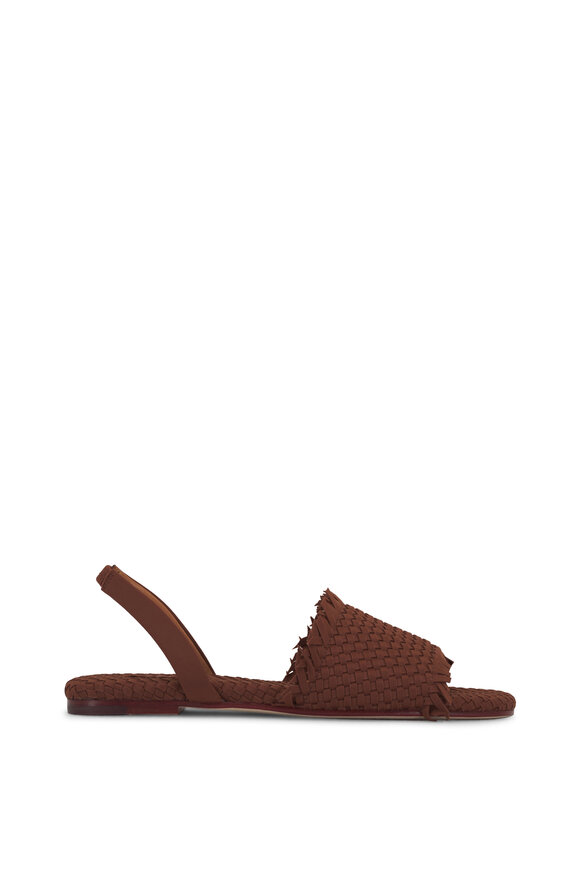 Naghedi - Havana Adobe Woven Flat Sandal