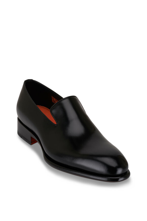 Salvatore Ferragamo Men's Black Lens Gancini Slip On Loafers ...