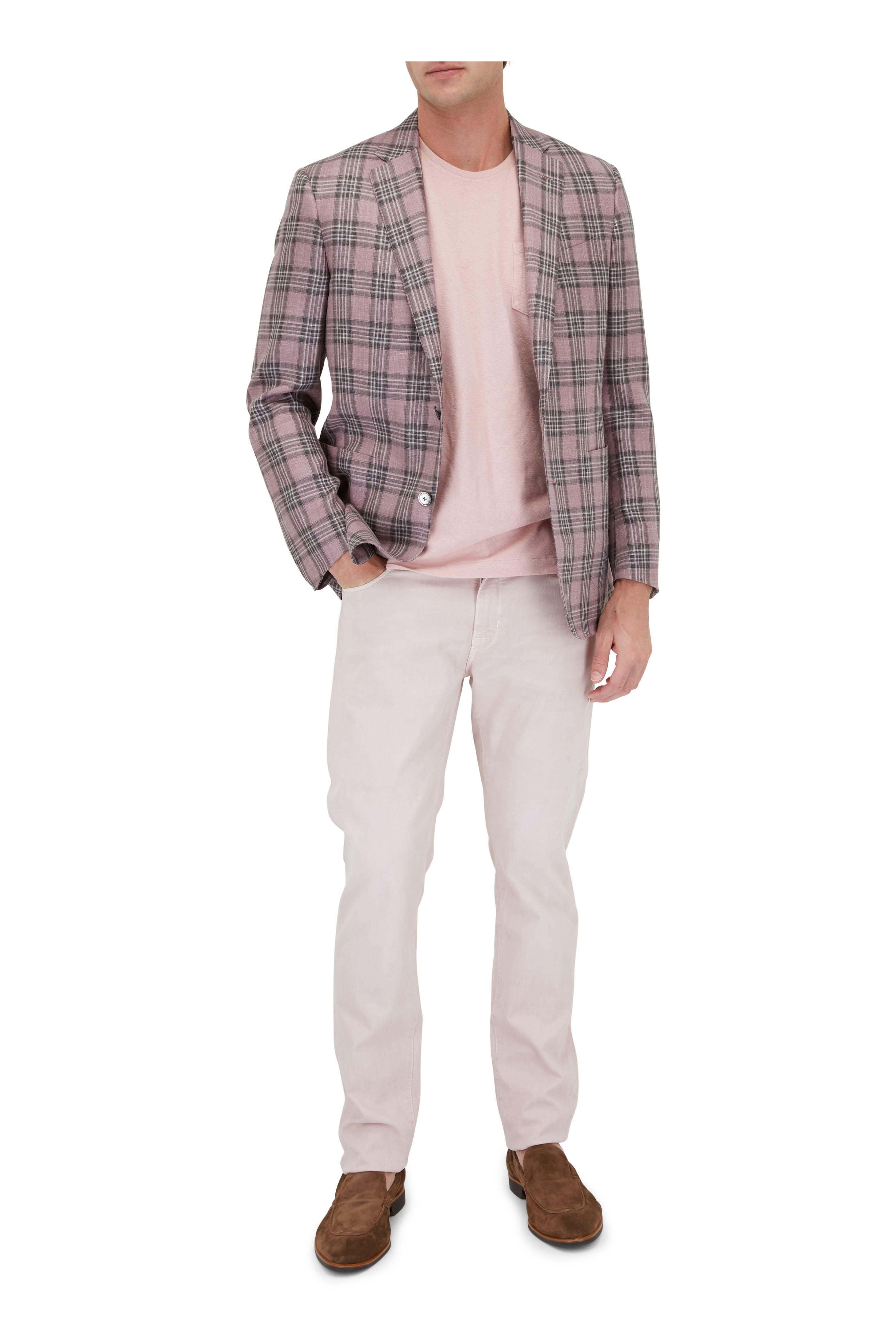 WAHTS - Parker Silver Pink Pocket T-Shirt