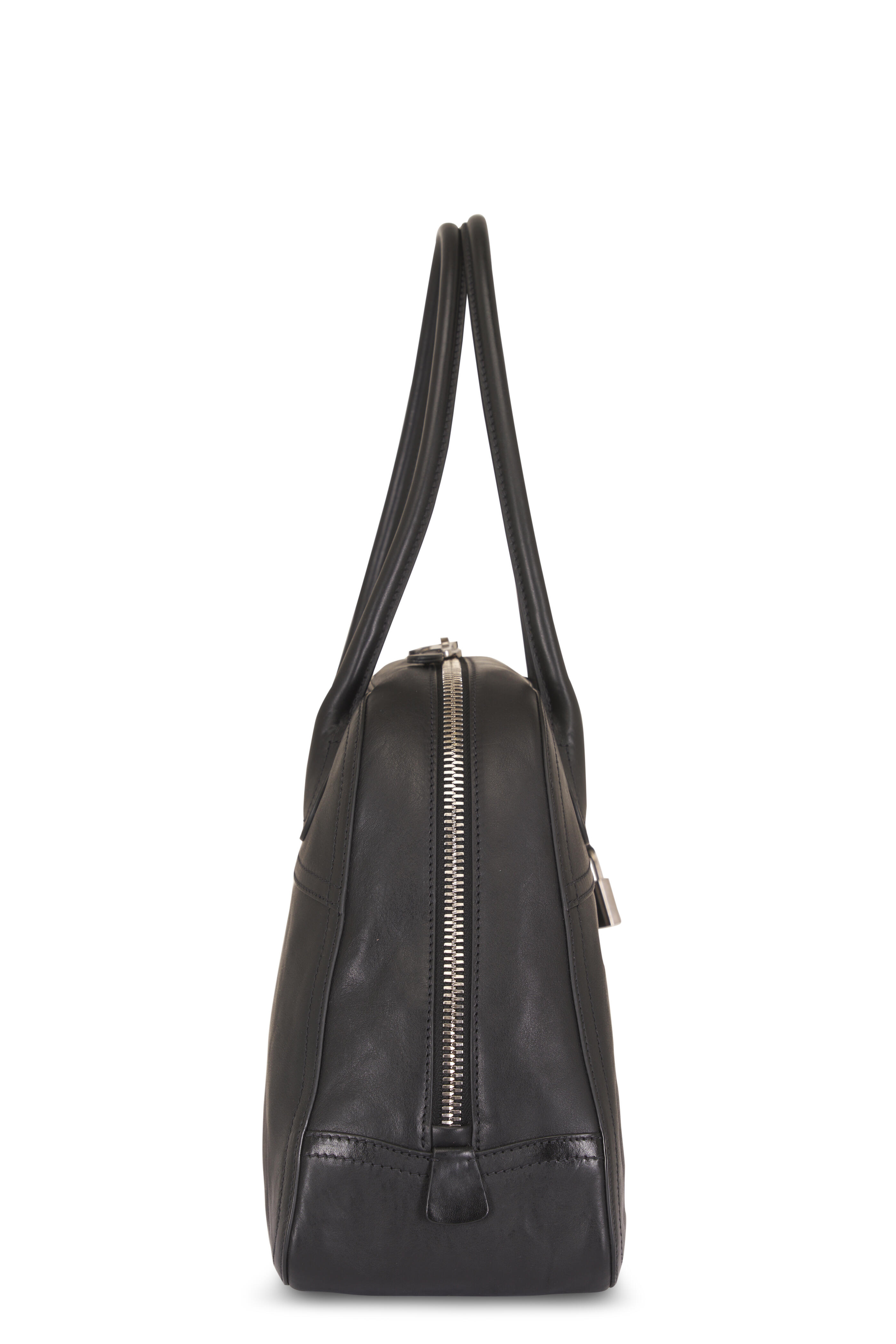Miu Miu - Medium Vivant Nero Leather Bag - view 3