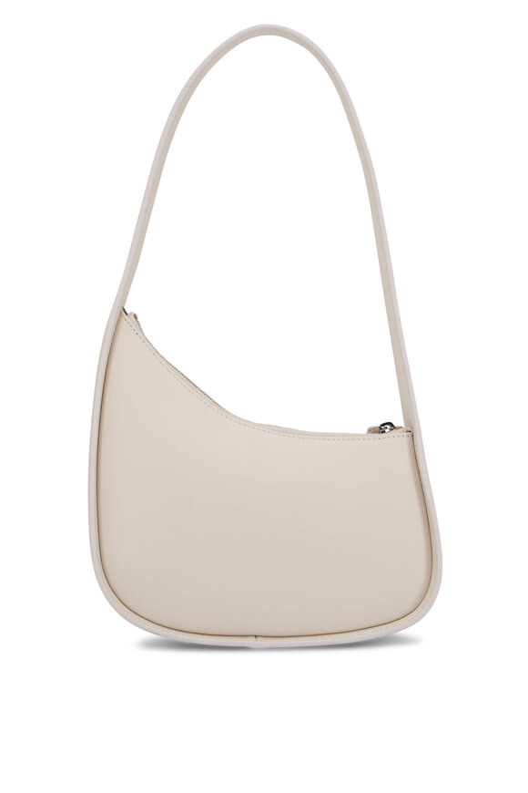 ショルダーバッグ・ポシェット Khaite Shoulder bags White Lina Pochette in Optic White Crackle Patent Leather – KHAITE