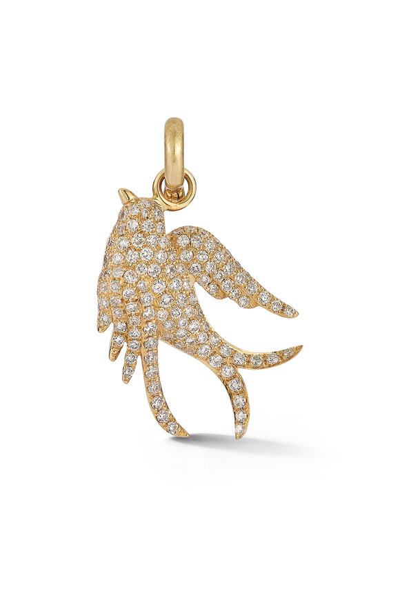 Storrow - Yellow Gold Sparrow Birdie Charm