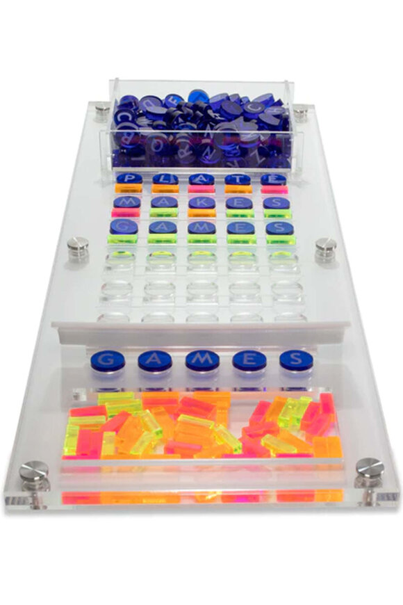 Luxe Dominoes El Word Guess in Neon - view 2