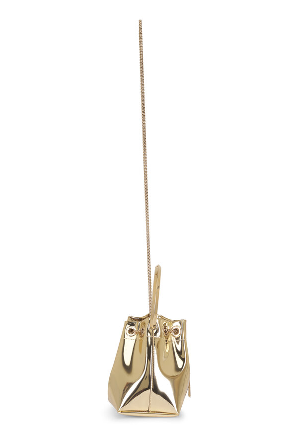 Jimmy Choo Bon Bon Silver Mirror Top Handle Bag - view 5
