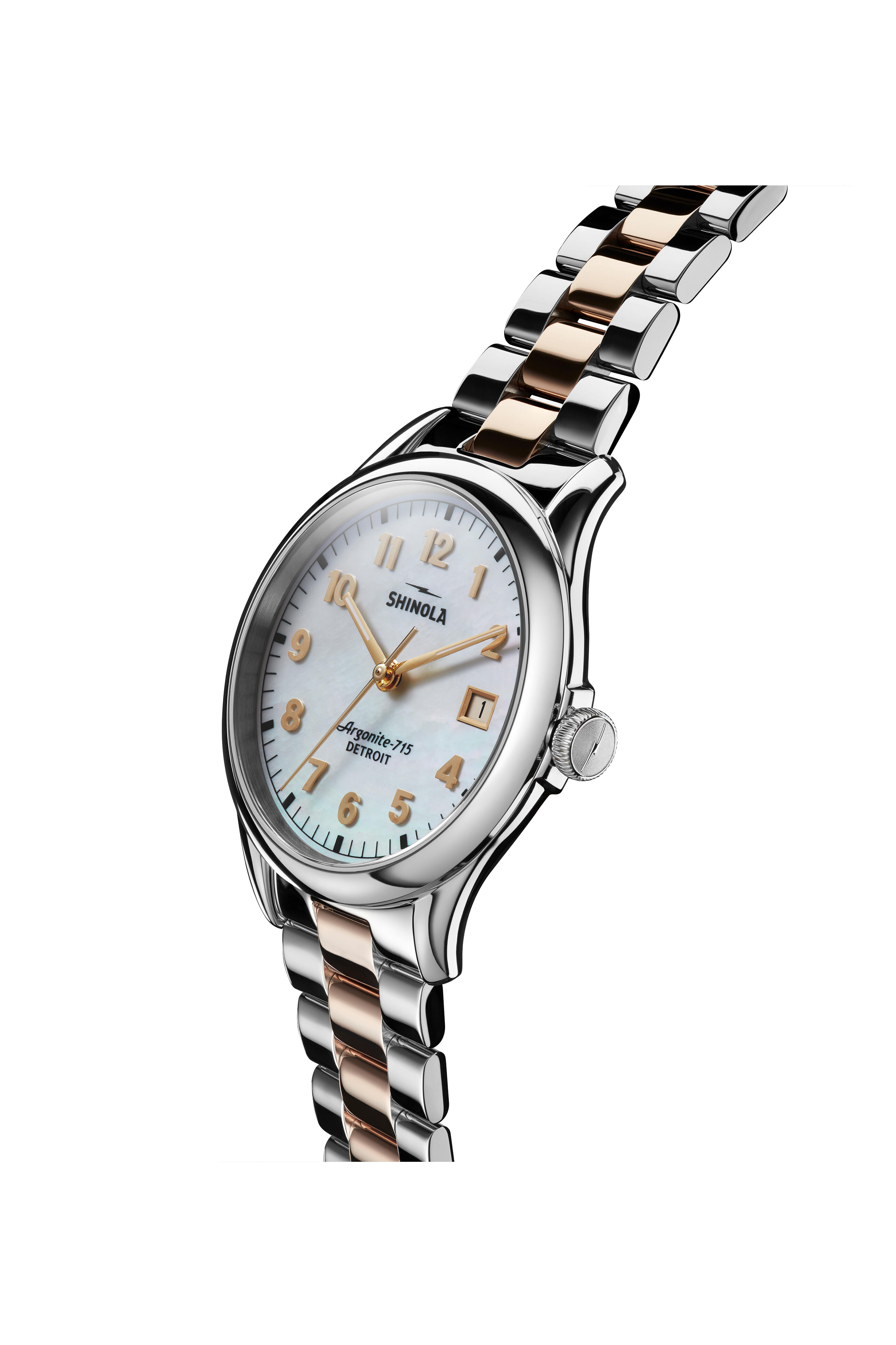 Shinola - The Vinton White Mother of Pearl Watch, 38mm