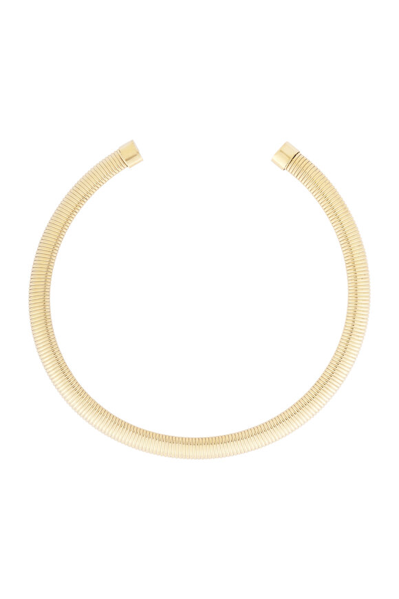 Cristina V. Coiled Collar Necklace - view 1