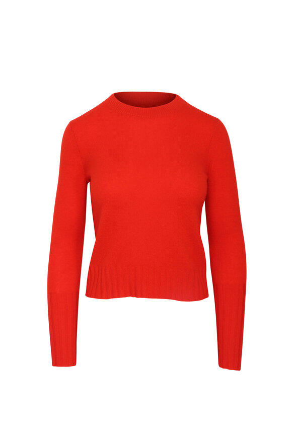 Guest in Residence Shrunken Chili Crewneck Sweater