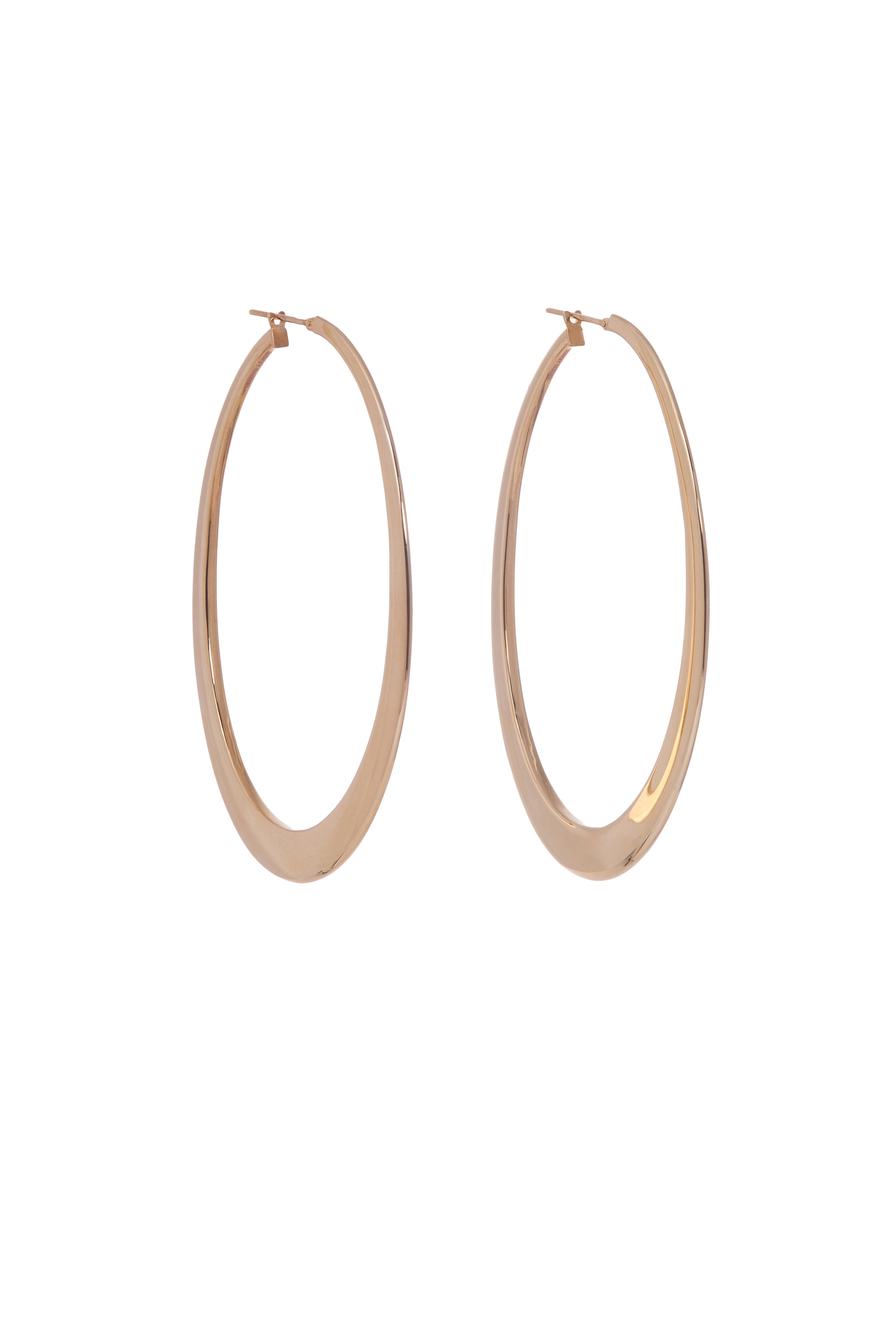 Sidney Garber - Crescent Oval Hoop Earrings