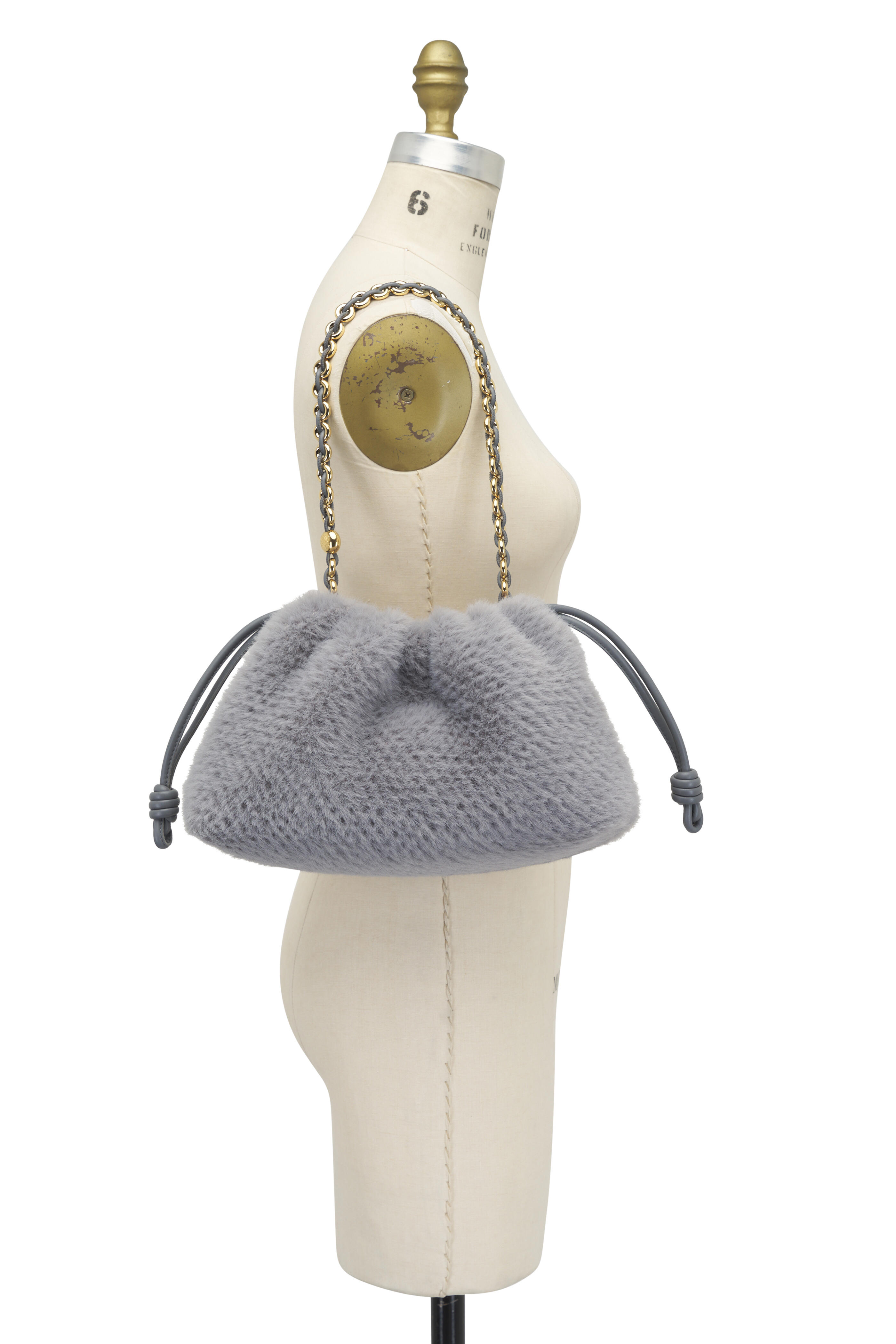 24AW new/LOEWE フラメンコメタリックレザークラッチ Bag Silver 24AW new/LOEWE フラメンコメタリックレザークラッチ Bag Silver