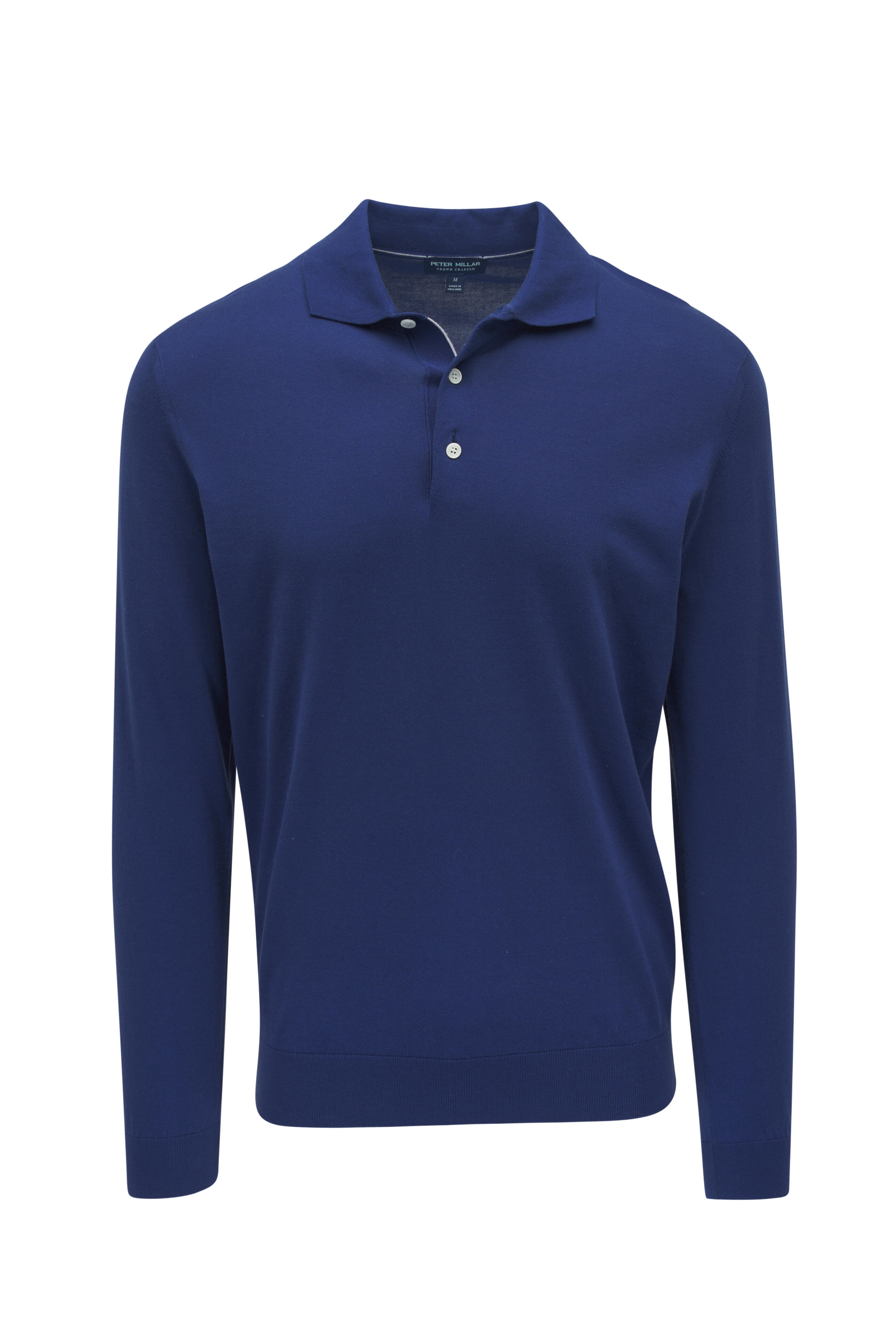 Peter Millar - Mariner Sea Island Ocean Blue Cotton Polo