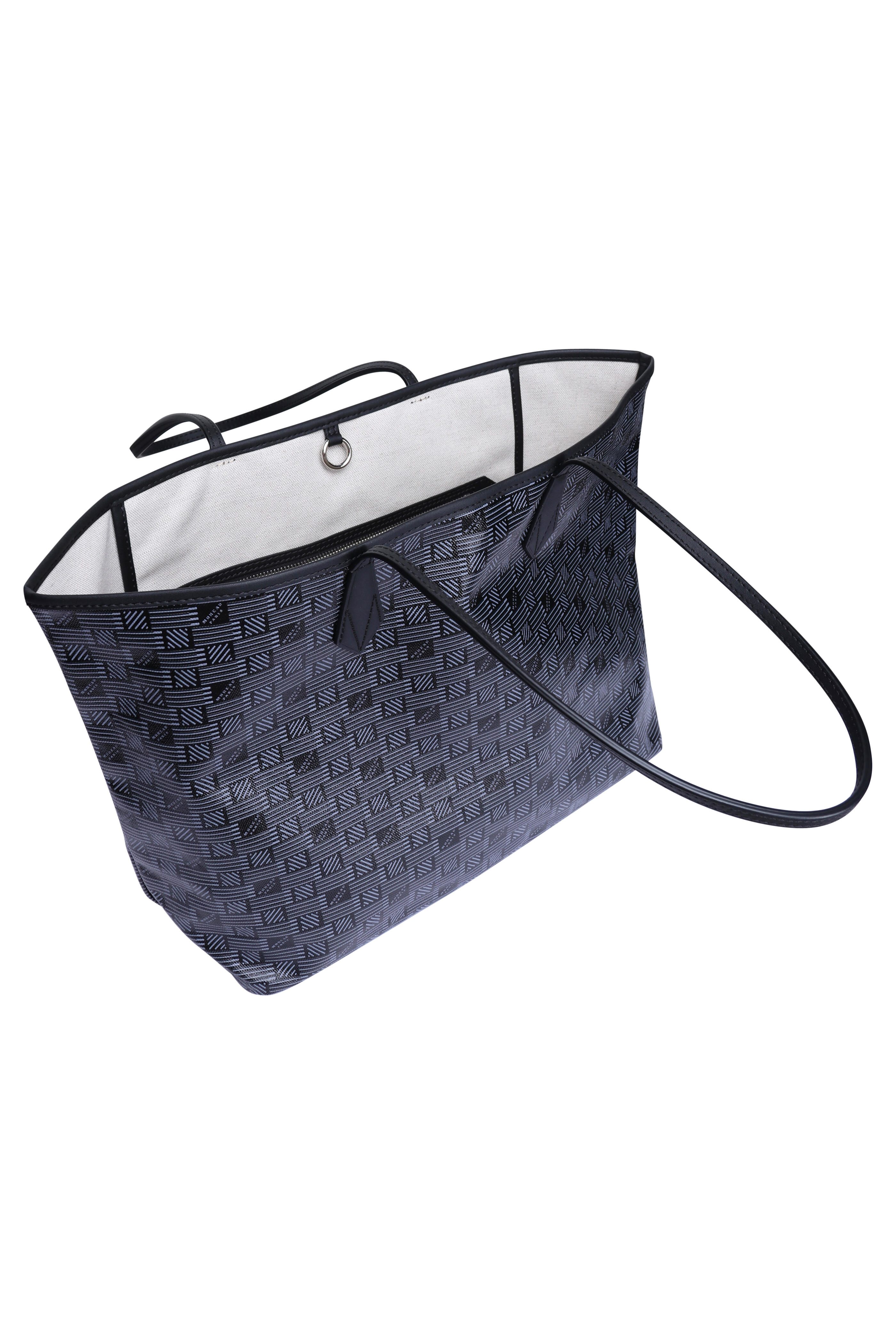 Moreau Paris - Saint Tropez Black Canvas Tote