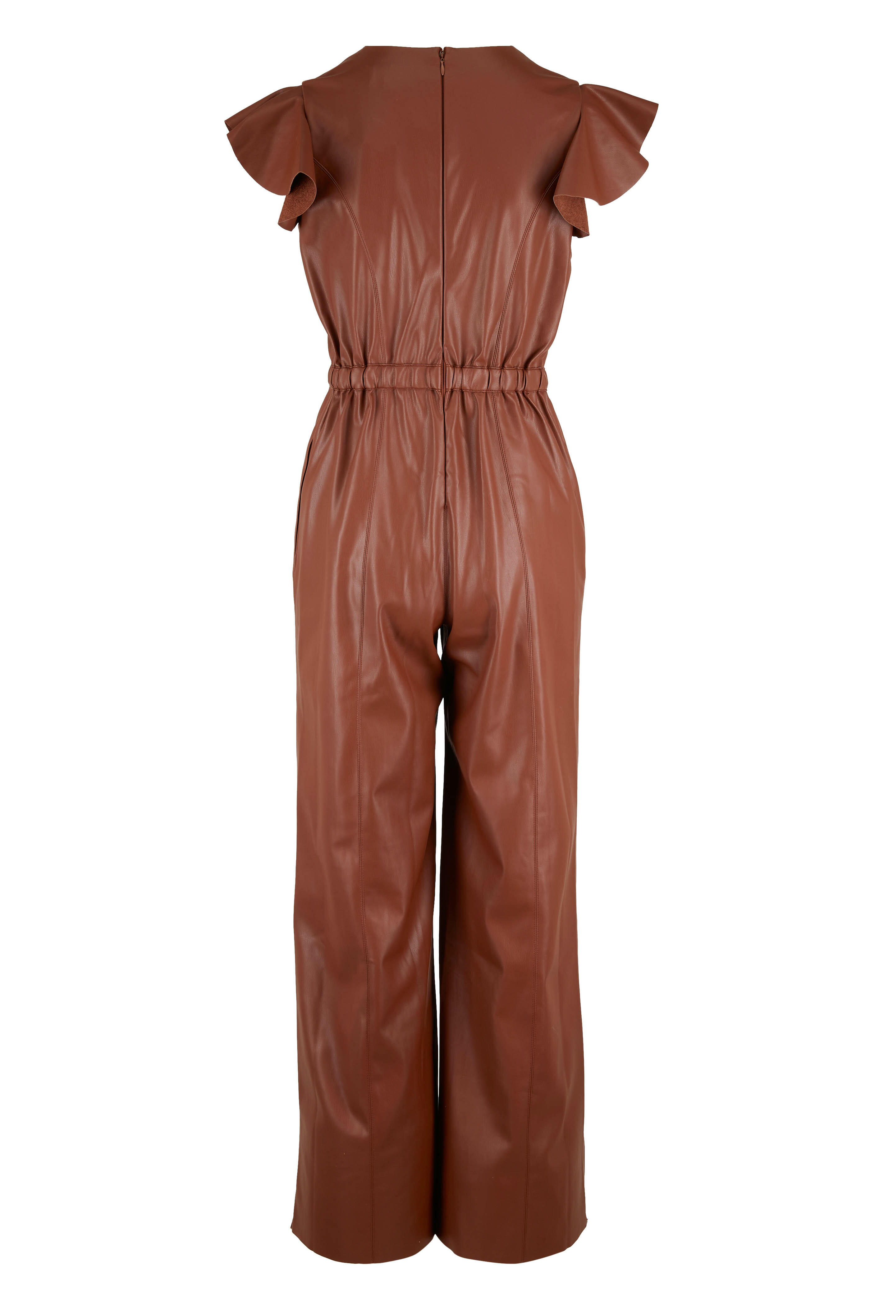 Sachin + Babi - Kaydie Cognac Belted Jumpsuit