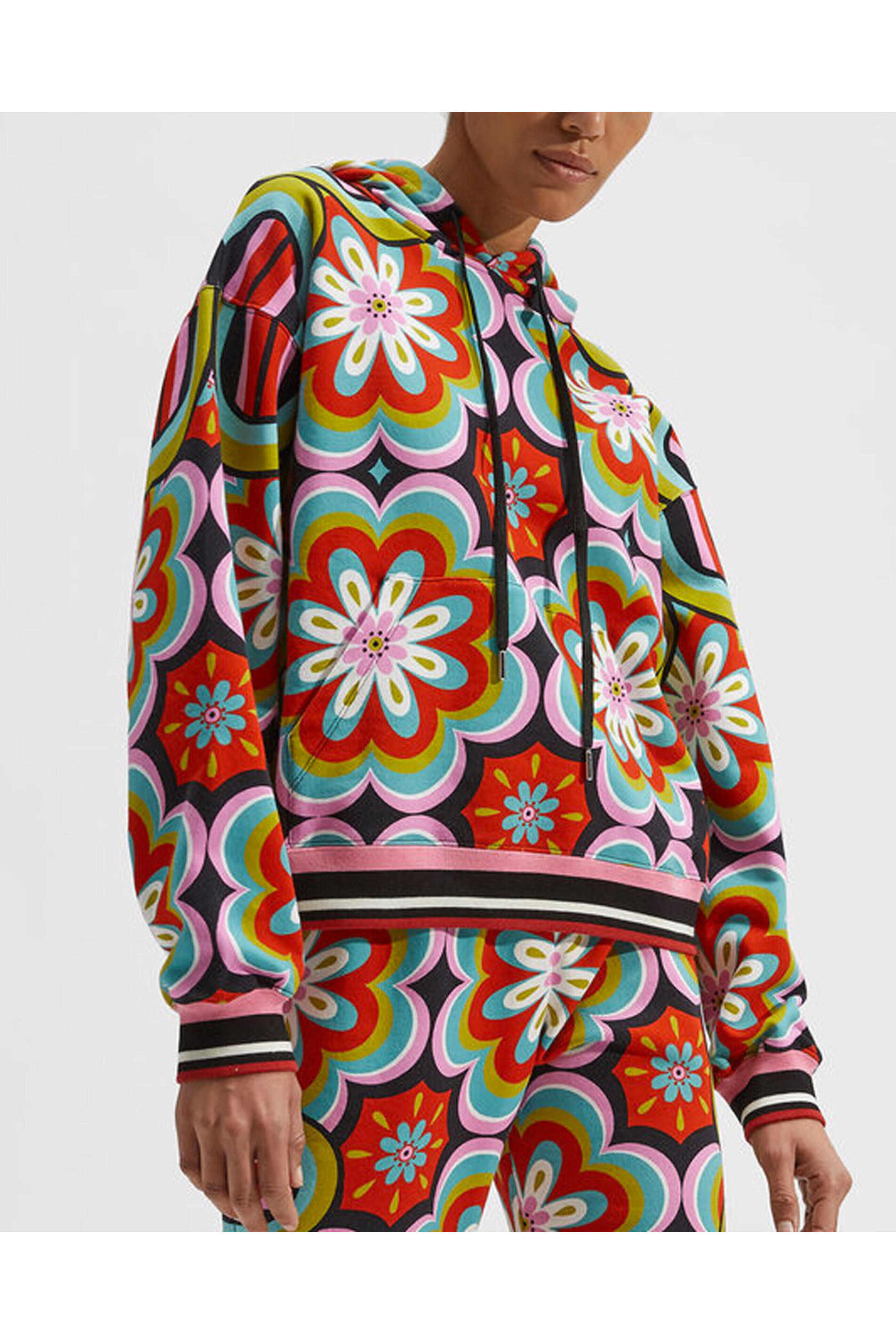 La DoubleJ - Ciccio Rosso Print Fleece Sweatshirt