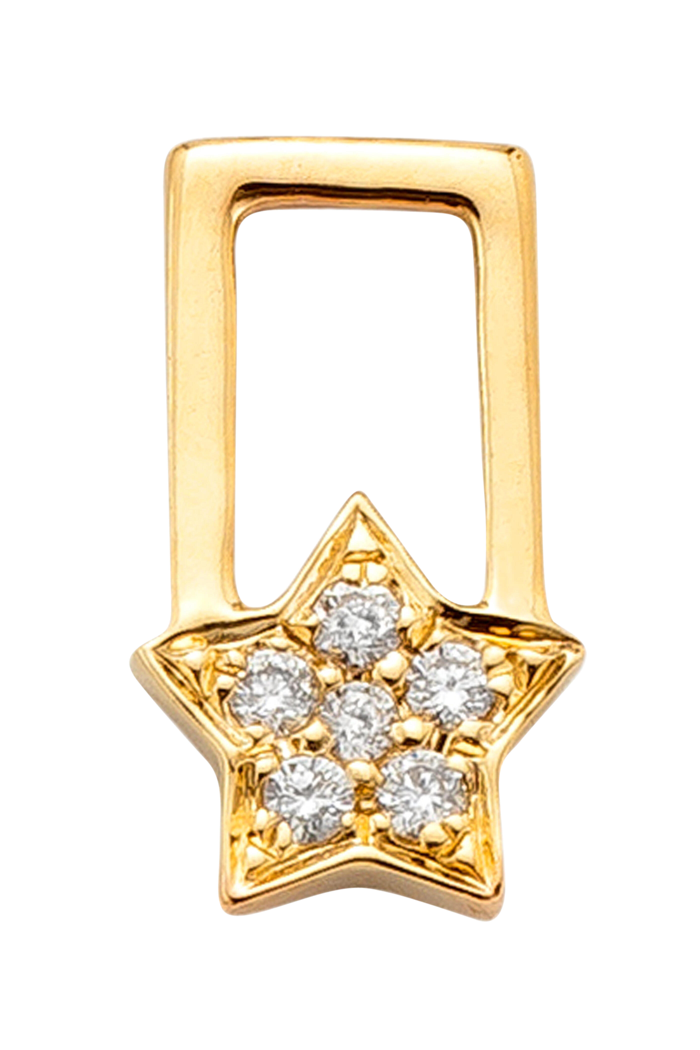 Robinson Pelham - 14K Yellow Gold Diamond Star Earwish