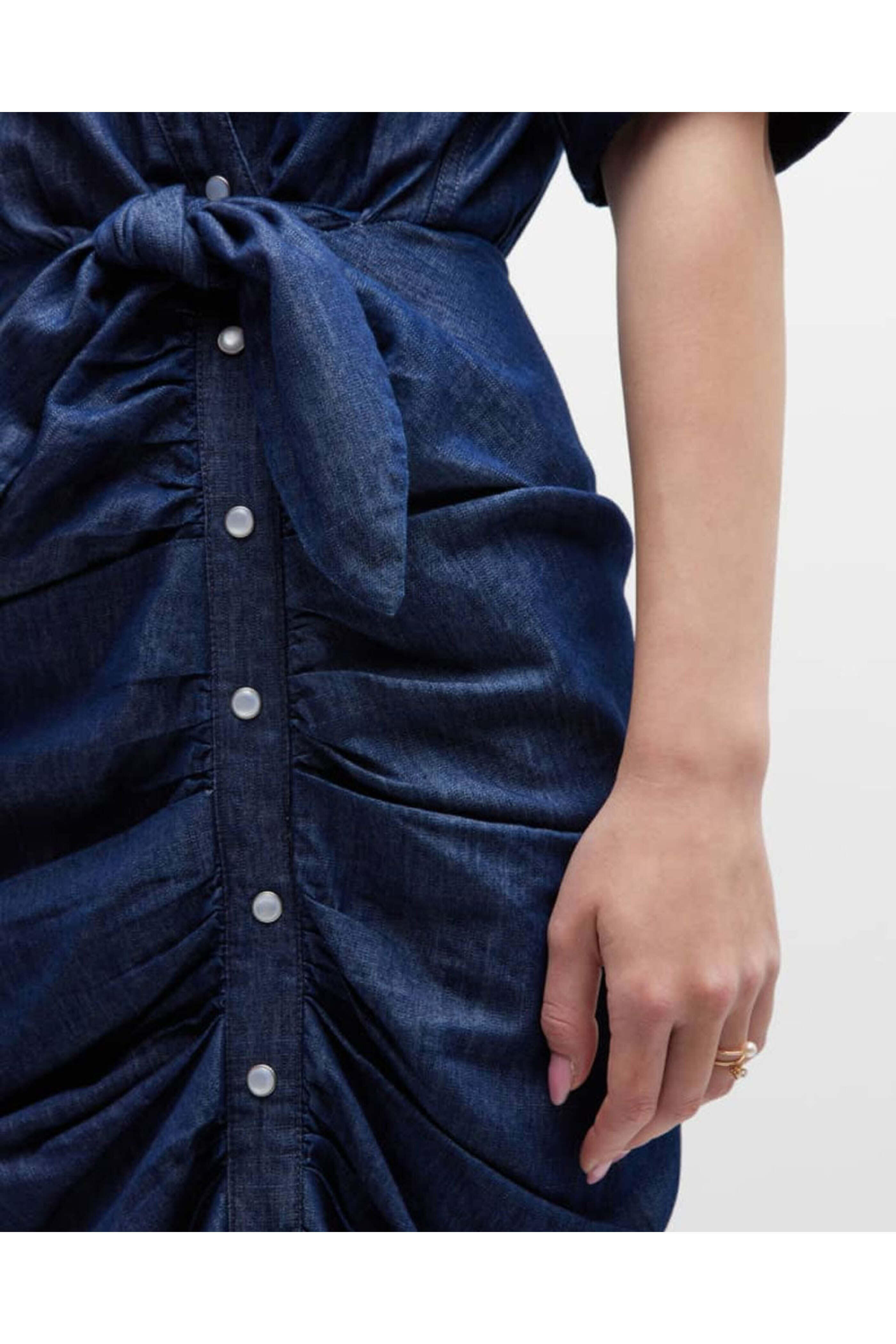 Veronica Beard - Washed Oxford Hensley Denim Shirtdress