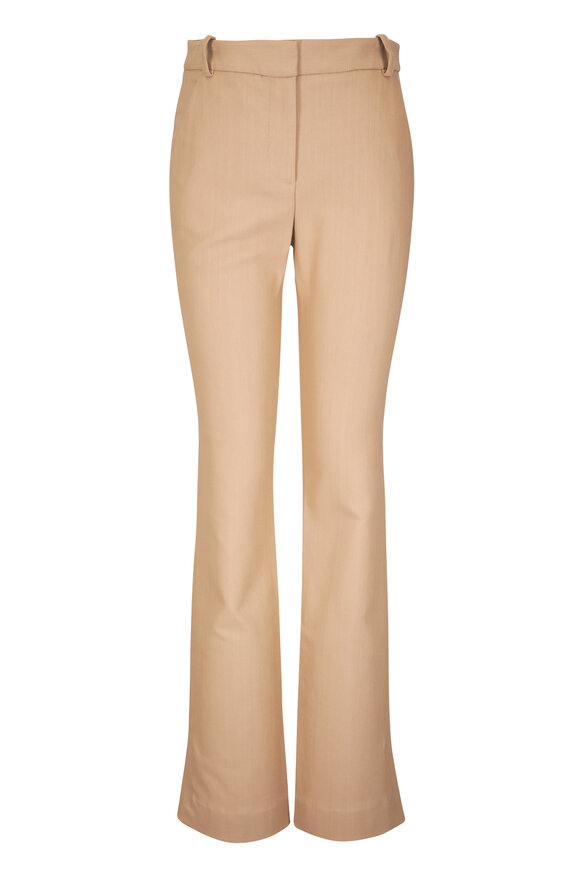 Veronica Beard Corbette Heritage Khaki Twill Tailored Pant - view 1