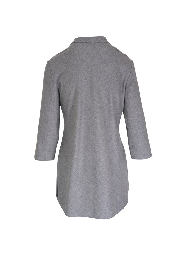 Peter Cohen - Tale Gray Cashmere Challis Cardigan