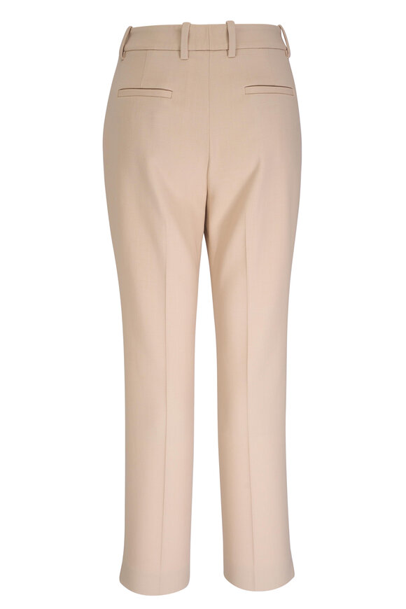 Lafayette 148 New York - Plaster Double Face Wool Manhattan Slim Ankle Pant