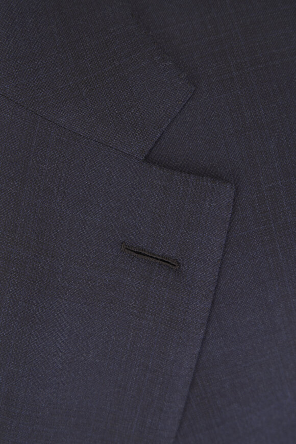 Brioni Navy Blue 150's Check Wool Suit - view 3