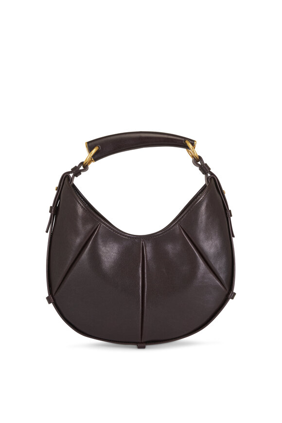 Saint Laurent Small Mombasa Santal Leather Hobo - view 1