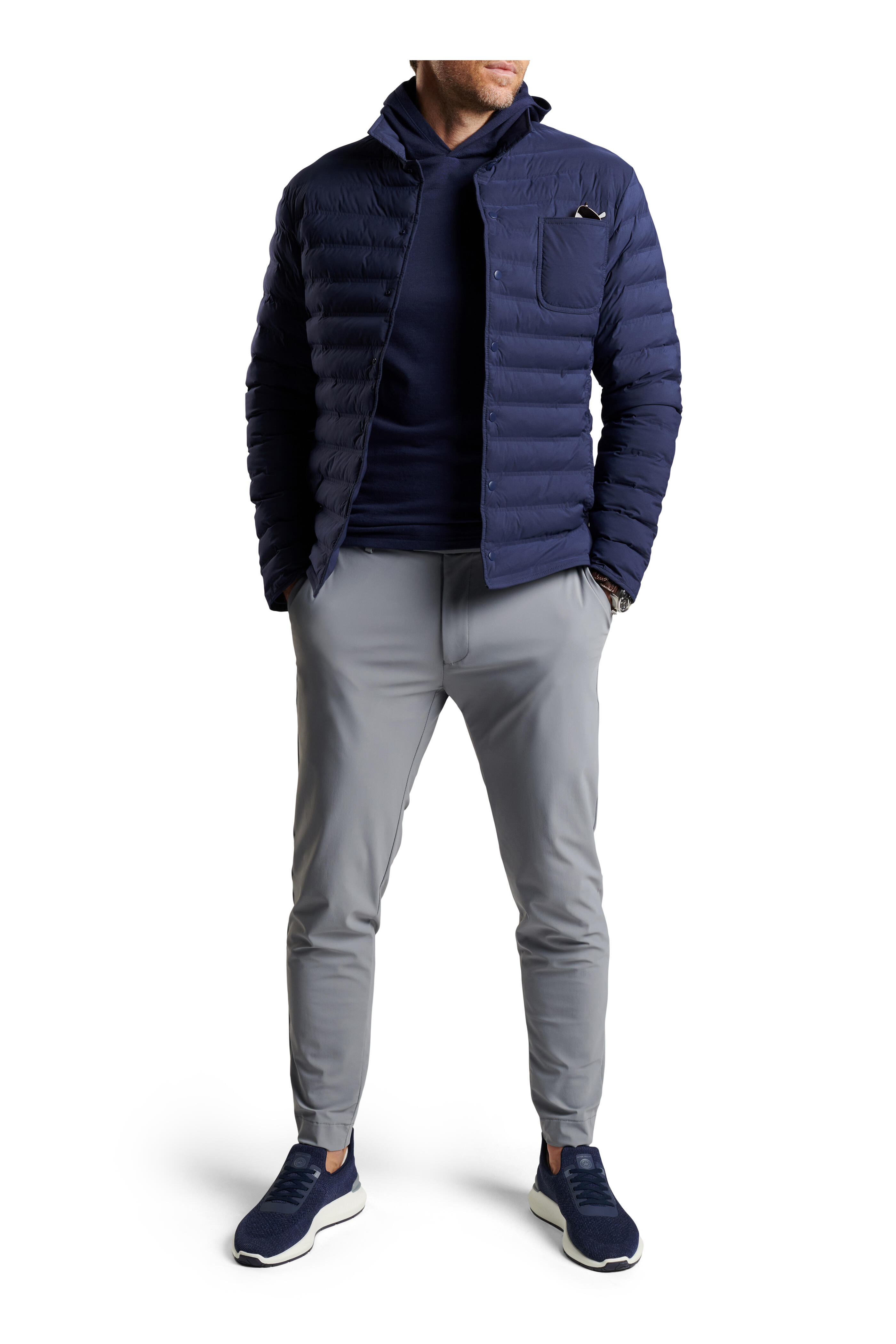 Peter Millar - Apex Navy Snap Button Jacket