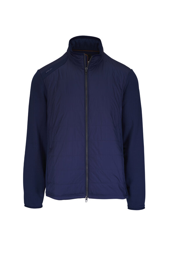 RLX Ralph Lauren Performance Navy Padded High Neck Jacket