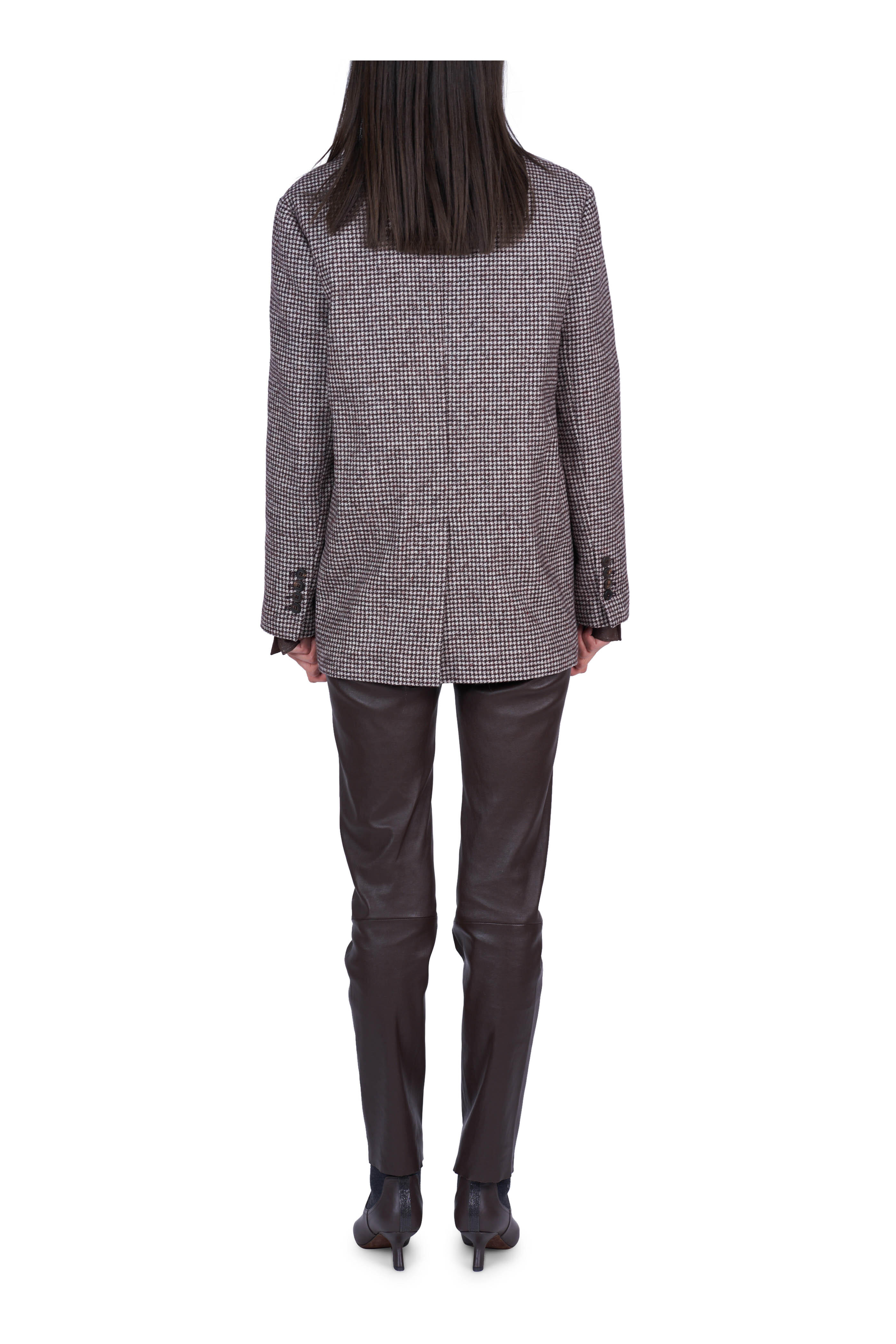 Brunello Cucinelli - Beige Embroidered Knit T-Shirt