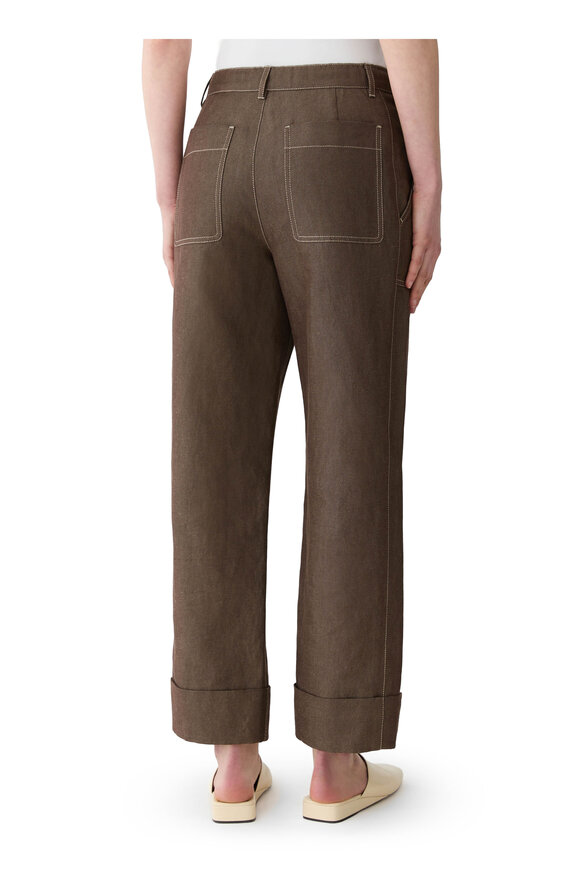 Lafayette 148 New York Root Highline Straight Leg Ankle Pant - view 3