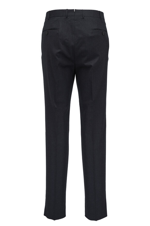 Zegna - Charcoal Gray Wool Pant 