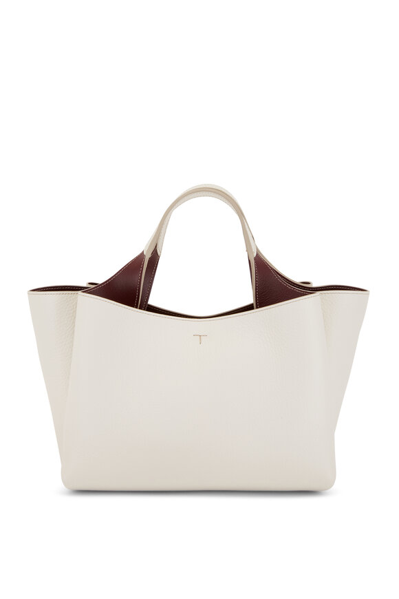 Tod's - APA 100 White Leather Shoulder Bag