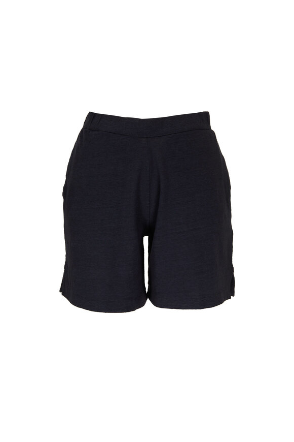 Majestic - Marine Stretch Linen Shorts